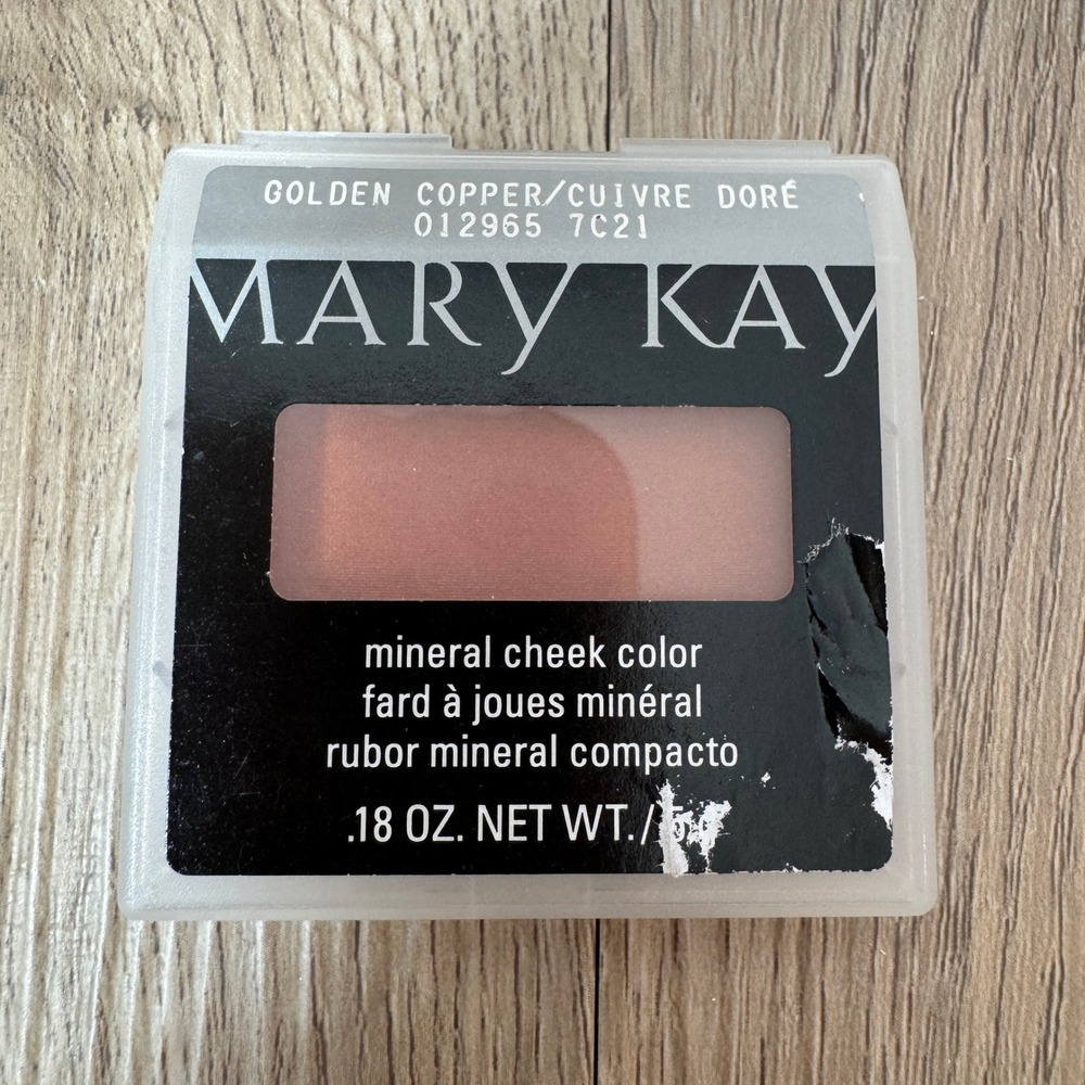 Mary Kay‎ Mineral Cheek Color Golden Copper Shimmer Blush Refill 0.18oz 7C21 NIB